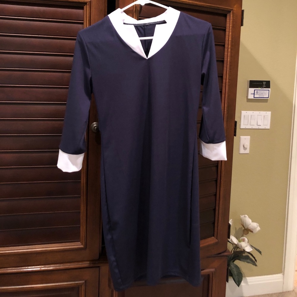 Navy dress size S